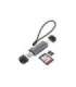 Conceptronic BIAN05G 2-in-1 USB 3.0 Dual Plug Card Reader, SD/MicroSD 3.0, UHS-I, (Micro-)SD