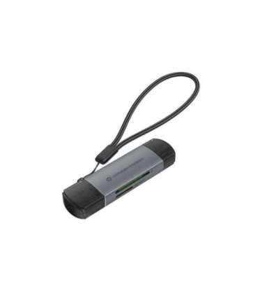 Conceptronic BIAN05G 2-in-1 USB 3.0 Dual Plug Card Reader, SD/MicroSD 3.0, UHS-I, (Micro-)SD