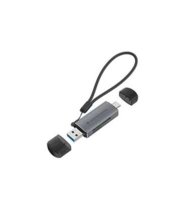 Conceptronic BIAN05G 2-in-1 USB 3.0 Dual Plug Card Reader, SD/MicroSD 3.0, UHS-I, (Micro-)SD