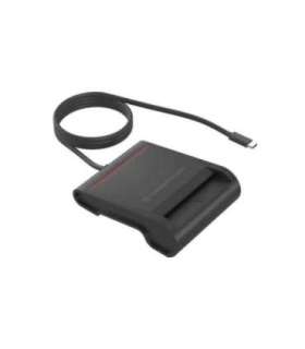 Conceptronic SCR01BC USB-C Smart ID Card Reader, USB Type-C, 0.9m, Black, 58 g