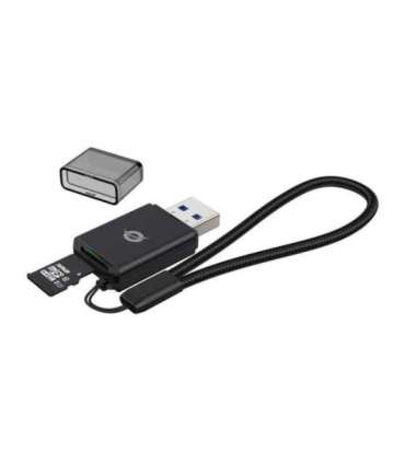 Conceptronic BIAN07B TF/MicroSD 3.0 Card Reader, USB 3.2 Gen 1 Type-A, 5 Gbps, (Micro-)SD, UHS-I