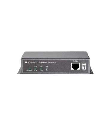 LevelOne POR-0200 PoE Network Network Repeater, Cascadable, 200 m, 10/100Base-T(X), Wall