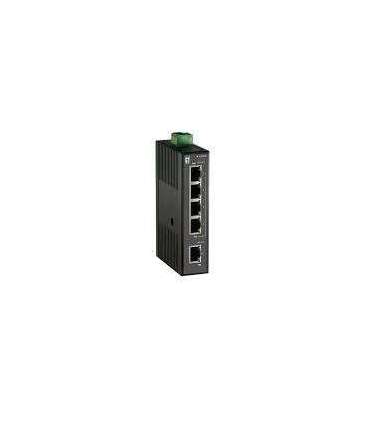 LevelOne IES-0500 5-Port Fast Ethernet Industrial Switch, DIN-Rail, Unmanaged, Full duplex