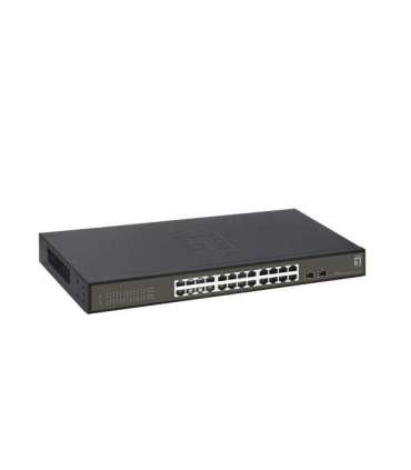 LevelOne GES-2126 Hilbert 26-Port Gigabit Smart Lite Switch, 24x RJ45, 2x SFP, Managed, L2, Gigabit