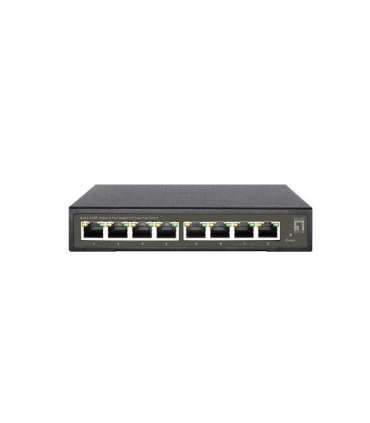 LevelOne GES-2108P Hilbert 8-Port Gigabit PoE Smart Lite Switch, 8x RJ45 Gigabit, PoE, Managed, L2