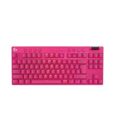 Logitech G PRO X TKL keyboard Gaming RF Wireless + Bluetooth QWERTY US International Pink