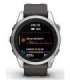 Garmin fēnix 7S Pro 3.05 cm (1.2") MIP 42 mm Digital 240 x 240 pixels Touchscreen Silver Wi-Fi GPS (satellite)