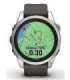 Garmin fēnix 7S Pro 3.05 cm (1.2") MIP 42 mm Digital 240 x 240 pixels Touchscreen Silver Wi-Fi GPS (satellite)
