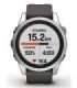 Garmin fēnix 7S Pro 3.05 cm (1.2") MIP 42 mm Digital 240 x 240 pixels Touchscreen Silver Wi-Fi GPS (satellite)