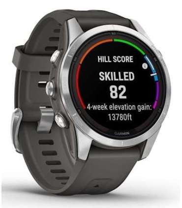 Garmin fēnix 7S Pro 3.05 cm (1.2") MIP 42 mm Digital 240 x 240 pixels Touchscreen Silver Wi-Fi GPS (satellite)