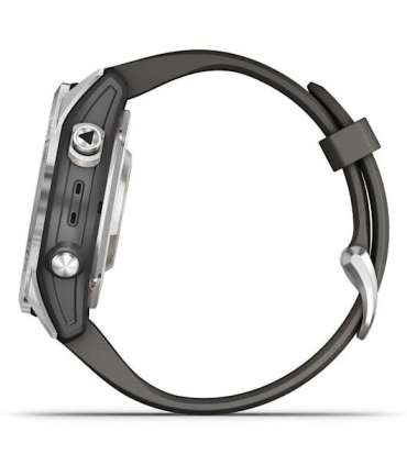 Garmin fēnix 7S Pro 3.05 cm (1.2") MIP 42 mm Digital 240 x 240 pixels Touchscreen Silver Wi-Fi GPS (satellite)