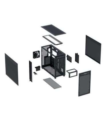 ASUS Prime AP303 Mesh Midi Tower Black