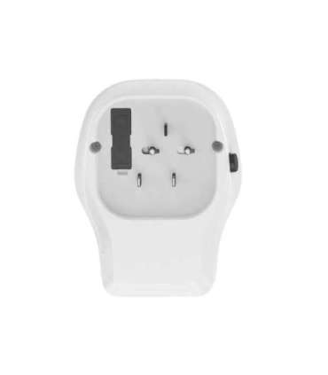 Gembird TPA-1A2C20-02-W Universal travel power adapter, 20 W, white