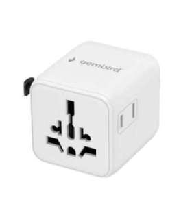 Gembird TPA-INT-01-W Universal travel power adapter, white
