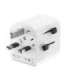 Gembird TPA-EU1A1C20-01-W Grounded universal travel power adapter, 20 W, white