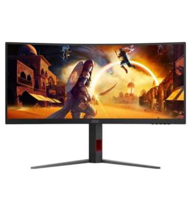 AOC G4 CU34G4 computer monitor 86.4 cm (34") 3440 x 1440 pixels Wide Quad HD LED Black, Red