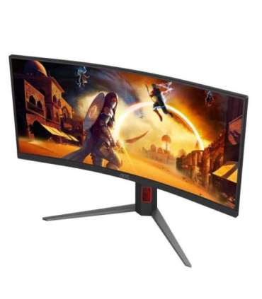 AOC G4 CU34G4 computer monitor 86.4 cm (34") 3440 x 1440 pixels Wide Quad HD LED Black, Red