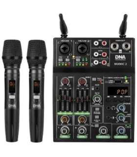 DNA MIXMIC 2 - set (USB audio mixer + 2 wireless microphones)