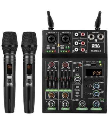 DNA MIXMIC 2 - set (USB audio mixer + 2 wireless microphones)