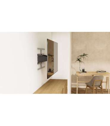 Gembird WM-90ST-02 Full-motion TV wall mount, 43”-90”, black