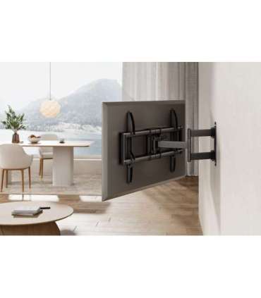 Gembird WM-90ST-01 Full-motion TV wall mount, 37”-90”, black