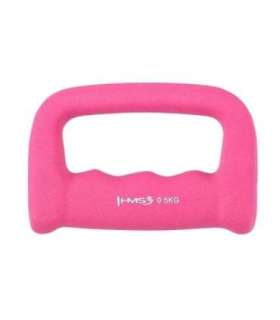 CK05 KASTET PINK NEOPRENE DIPPING DUMBBELL 0.5 KG HMS