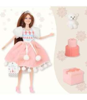 WOOPIE ROYAL Lalka Emi Świąteczna Księżniczka z Misiem