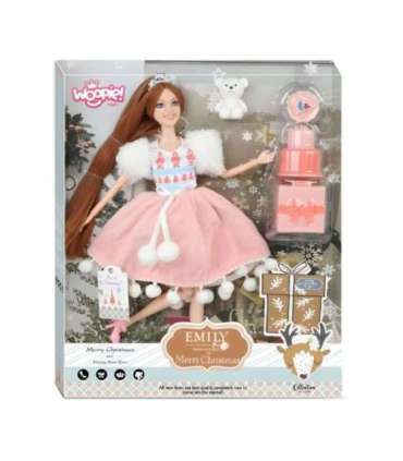 WOOPIE ROYAL Lalka Emi Świąteczna Księżniczka z Misiem