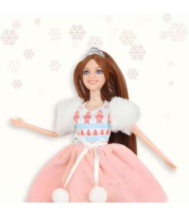 WOOPIE ROYAL Lalka Emi Świąteczna Księżniczka z Misiem