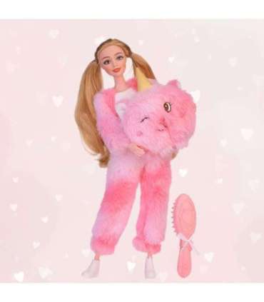WOOPIE ROYAL Lalka Emi w Różowym Przebraniu Misia