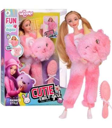 WOOPIE ROYAL Lalka Emi w Różowym Przebraniu Misia
