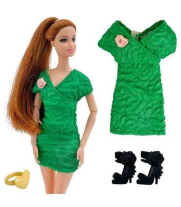 WOOPIE ROYAL Lalka Emi 30 cm - 12 Ukrytych Niespodzianek + Ubranka i Dodatki