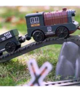 WOOPIE Kolejka Elektryczna Lokomotywa Towarowa Tor XXL 90 el.