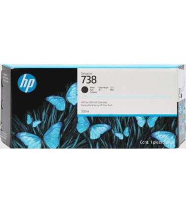 HP Ink No 738 HP738 HP 738 300ml Black Schwarz (498N8A)