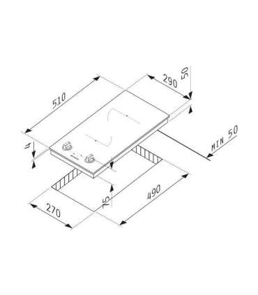 Keraamiline pliidiplaat Pyramis PHC31233FMB