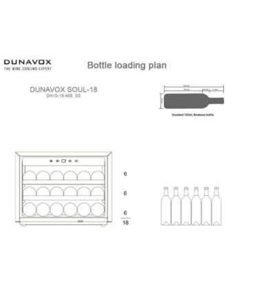 Integreeritav veinikülmik Dunavox DAVS-18.46MB