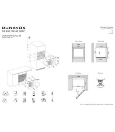 Wine cooler Dunavox
