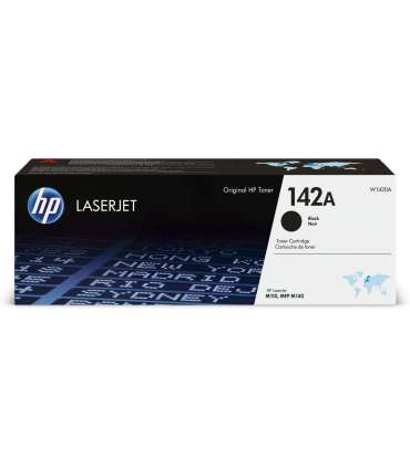 HP 142A Black Toner Cartridge, 950 pages, for HP LaserJet M110w, M110we, M140w, M140we