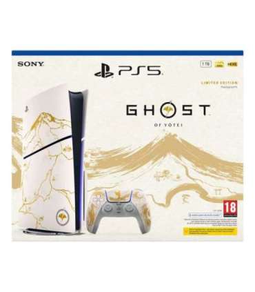 Sony PlayStation 5 Console - Ghost of Yotei Gold Limited Edition Bundle (model group - slim)