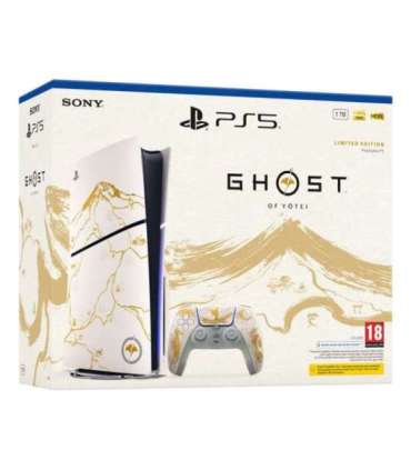 Sony PlayStation 5 Console - Ghost of Yotei Gold Limited Edition Bundle (model group - slim)