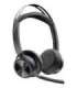 HP Poly Voyager Focus 2 Microsoft Teams Certified USB-C-C Headset +USB-C/A Adapter +Charging Stand