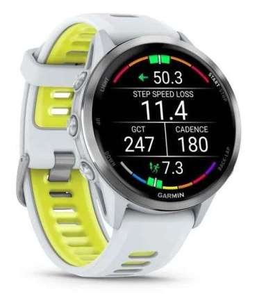 Garmin Forerunner 970 3.56 cm (1.4") AMOLED Digital 454 x 454 pixels Touchscreen White Wi-Fi GPS (satellite)