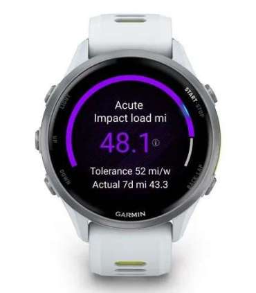 Garmin Forerunner 970 3.56 cm (1.4") AMOLED Digital 454 x 454 pixels Touchscreen White Wi-Fi GPS (satellite)