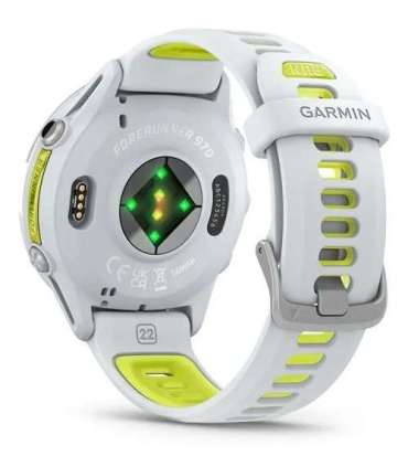 Garmin Forerunner 970 3.56 cm (1.4") AMOLED Digital 454 x 454 pixels Touchscreen White Wi-Fi GPS (satellite)
