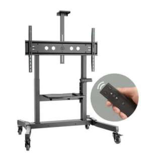 ONKRON TS1991E-B Mobile Motorised Stand for TVs or Interactive Panels 50‘-100’, max 130 kg, black