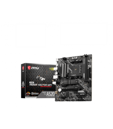 MSI MAG A520M VECTOR WIFI Processor family AMD Processor socket AM4 DDR4 Memory slots 2 Chipset AMD A Micro ATX