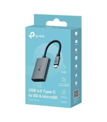 TP-Link Adapter UA440C Type-C to SD & Micro SD Card Reader, Black EU