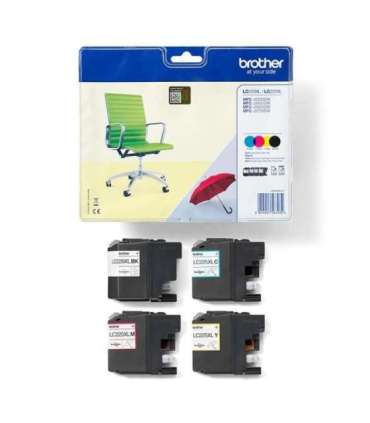 Brother Ink LC-229XL LC229XL Black Schwarz & Color (LC229XLVALBP)