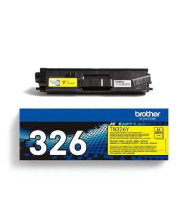 Brother Toner TN-326 TN326 Yellow Gelb 3,5k (TN326Y)