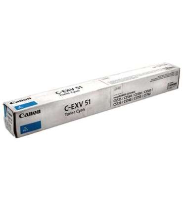 Canon Toner C-EXV CEXV 51 Cyan (0482C002)
